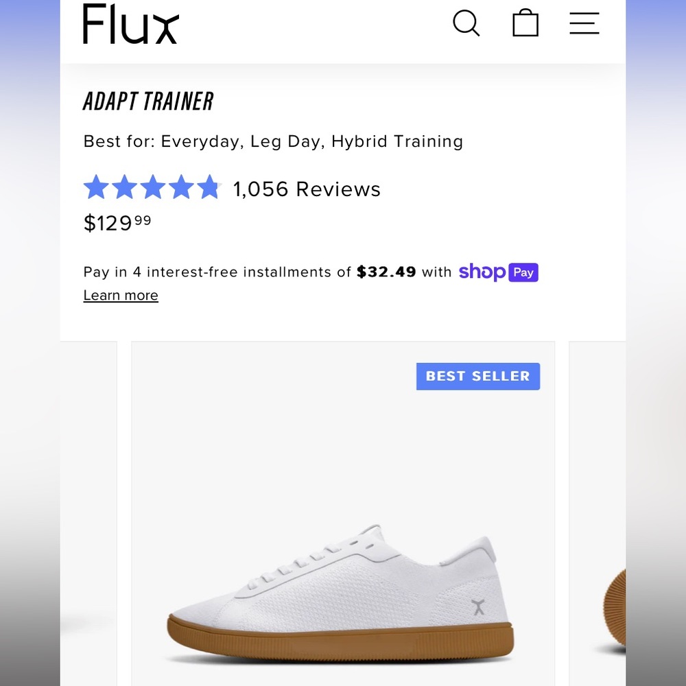 Flux Footwear Adapt Trainer